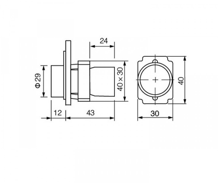 Buton verde fara retinere 1xNO 1xNC SPDT LA167-B2-BA35 [2]