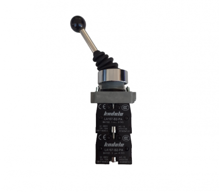 Intrerupator cu maneta pe 2 axe fara retinere (ON)-OFF-(ON) x2 axe 240V/10A [3]