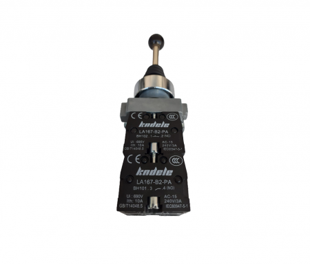 Intrerupator cu maneta pe 2 axe fara retinere (ON)-OFF-(ON) x2 axe 240V/10A [1]