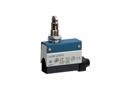 Intrerupatoare si comutatoare de circuit - Comutator limitator de cursa cu rola pe ax metalic Kneida LA167-Z7/312