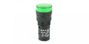Indicatoare si martori - Lampa de panou cu led 220V culoare verde (dimensiuni :15,3/45,2 mm )