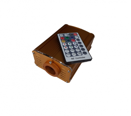 Kit fibra optica plafon instelat RGB 18W cu telecomanda, 500 fire la 2 metri [1]