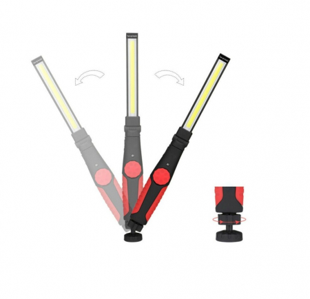 Lampa de lucru portabila cu suport magnetic reglabil, lumina led cu reglaj intensitate si incarcare usb [3]