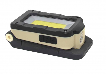 Lanterne - Lanterna de lucru COB suport magnetic cu carabina lumina ALB/ROSU patru moduri de lucru