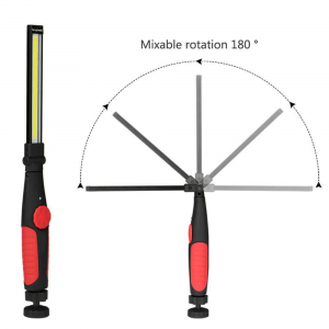 Lanterne - Lanterna de lucru COB cu suport magnetic reglabil lumina ALB cu reglaj intensitate incarcare usb
