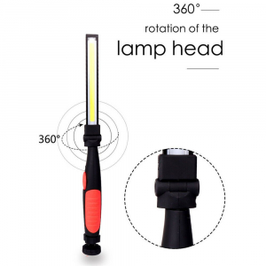 Lanterna de lucru COB cu suport magnetic reglabil lumina ALB cu reglaj intensitate incarcare usb [1]