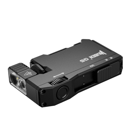 Iluminat - Lanterna EDC Wuben G5 neagra, 400 lm, cap rotativ 180°, RGB, USB-C, baza magnetica (G5-Black)