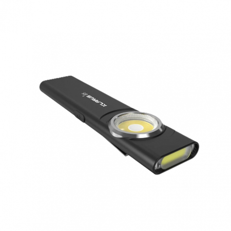 Lanterna EDC Klarus E5, 600 lm, baza magnetica, clips, incarcare USB-C, EDC, dublu LED pentru apropiere si distanta, negru [1]