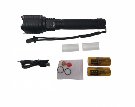 Lanterna Led cu acumulator 26650 18650 XHP-160PLUS [7]