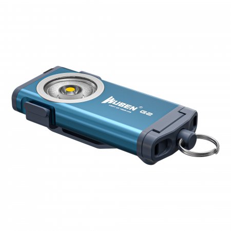 Lanterne - Lanterna reincarcabila tip breloc, 500 LM, culoare albastra, Wuben G2-Blue
