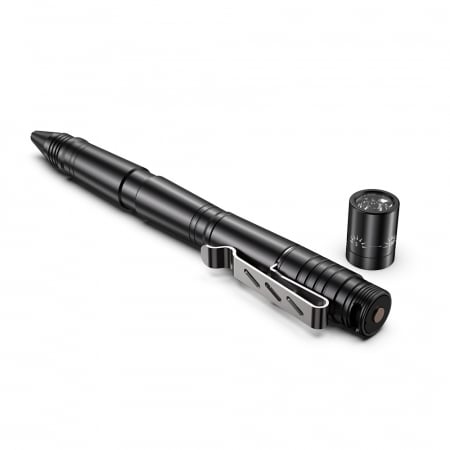 Lanterna tactica multifunctionala, reincarcabila, cu pix, 130 LM, Wuben TP10-G [4]