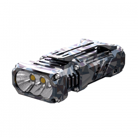 Lanterna reincarcabila EDC, 2500 LM, culoare albastru camuflaj, Wuben X2 [1]