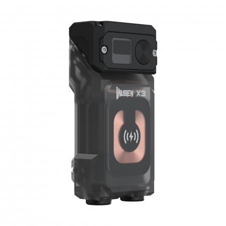 Lanterna reincarcabila EDC, 700 LM, cap reglabil 180 grade, culoare neagra, Wuben X3-Pro [1]