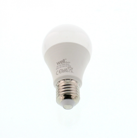 Bec cu led E27 10W 230V lumina rece Well LEDLC-A6010E27-WL [1]