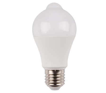 Becuri - Bec cu LED cu senzor PIR A60 10W lumina naturala Well LEDLNPIR-A6010E27-WL