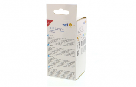 Bec cu led E27 10W 230V lumina calda Well LEDLW-A6010E27-WL [2]