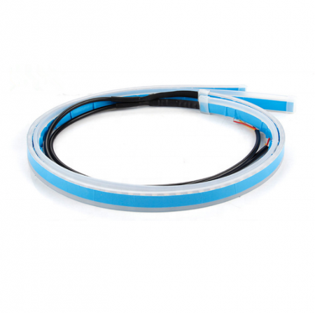 Accesorii si electrice auto - Set 2 benzi LED strip DRL cu doua moduri de aprindere DLR-45-7W