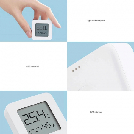 Termometru si Higrometru Xiaomi Mijia, Bluetooth, Ecran LCD LYWSD03MMC [2]