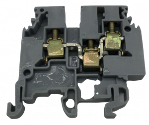 Electrice - Rigleta cu o intrare si doua iesiri 25A  4mm2 M4-6-3A Bloc terminal "Entrelec"