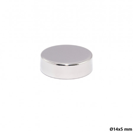Magnet neodim 14x5 mm, disc, N35 [1]