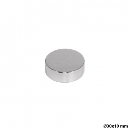 Magnet neodim 30x10 mm, disc, N35 [1]