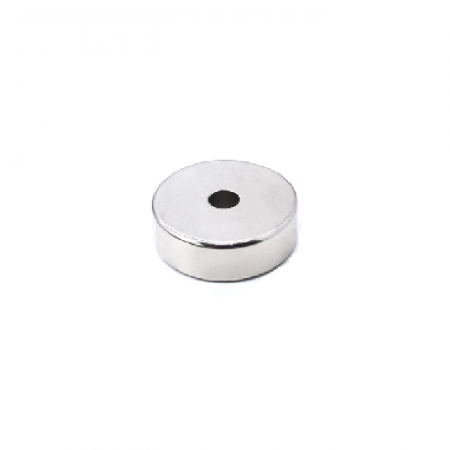 Magneti - Magnet neodim 30x10 mm, gaura de 6.5 mm cu sanfren, disc, N35