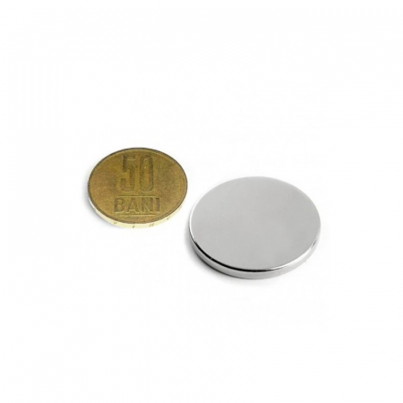 Magnet neodim 30x4 mm, disc, N35 [2]