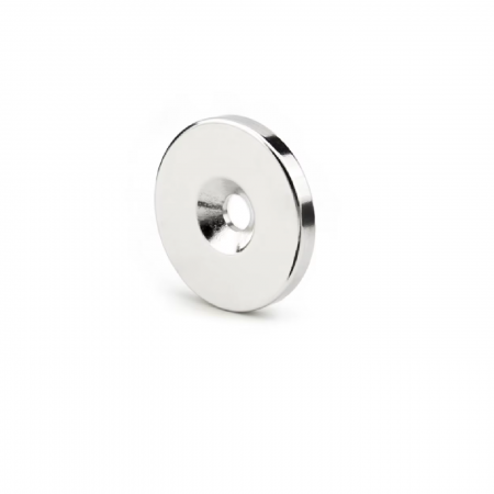 Hobby si gadgeturi - Magnet neodim 35x5 mm, gaura de 5 mm cu sanfren, disc, N35