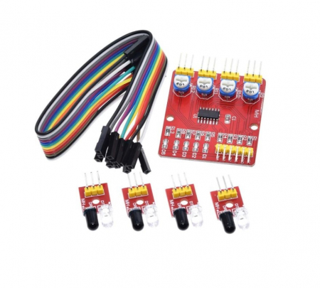 Arduino - Modul detectie obstacol cu 4 canale IR OKY3518