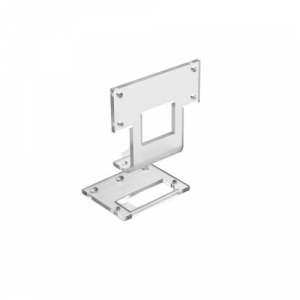Adaptoare - Sasiu din plexiglas pentru senzor ultrasonic HC-SR04 cu montare pe motor servo SG90 OKY0011-3