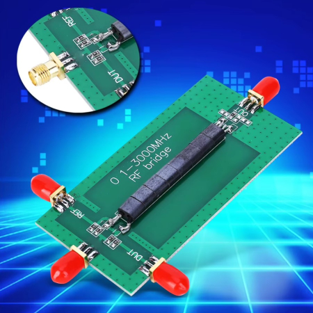 Adaptor RF SWR Bridge 0.1–3000MHz cu conectori SMA pentru masuratori antene si circuite RF [4]