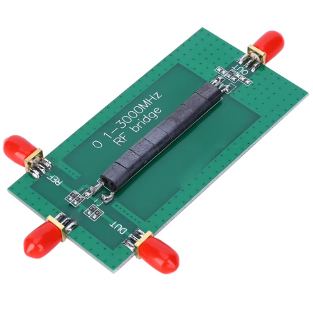 Adaptor RF SWR Bridge 0.1–3000MHz cu conectori SMA pentru masuratori antene si circuite RF [1]