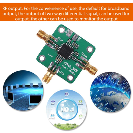 Mixer RF AD831, 0.1–500 MHz, 9–11V, gama dinamica mare, OKYN-G7385 [5]