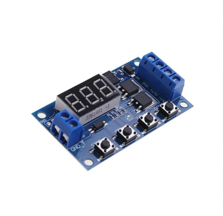 Arduino - Modul releu cu intarziere cu mosfet  5-36V, timp reglabil si display OKY3496-13