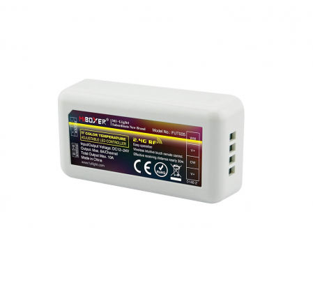 Controllere - Controller Dimmer Led Dual White, 2.4GHz RF, 12-24VDC Miboxer FUT035