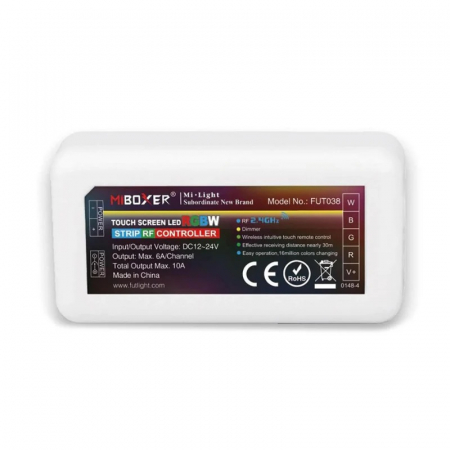 Controllere - Controller Dimmer pentru banda LED RGBW, 2.4GHz RF, 12-24VDC Miboxer FUT038