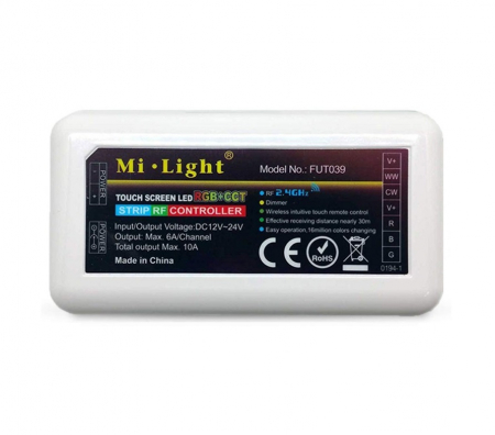 Controllere - Controller Dimmer Led RGB+CCT, 2.4GHz Wireless RF, 12-24VDC Miboxer Fut039