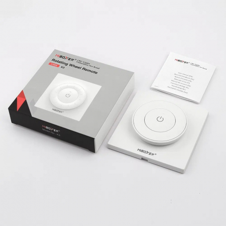 Mini Telecomanda MiBoxer K3, 2.4Ghz, Monocrom/Dual, Alb, RF, 3V [1]