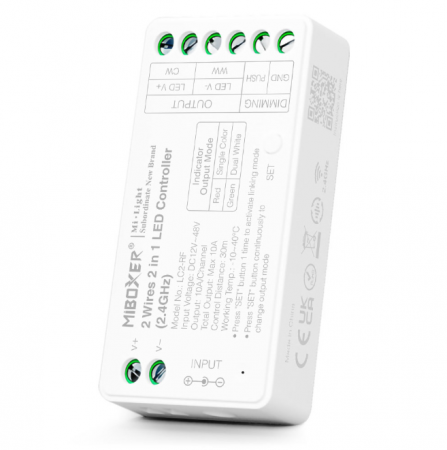 Controller Dimmer Led, 2.4 GHz RF, 12-48VDC MiBoxer LC2-RF [2]