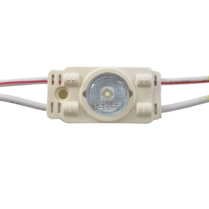 Banda led - Mini modul led 12V 1W culoare CW 120grade alb rece set 9buc