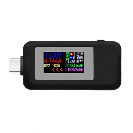 Module si aparate de masura - Tester incarcare USB cu KWS-1902C Type-C OKY0273-4-Black