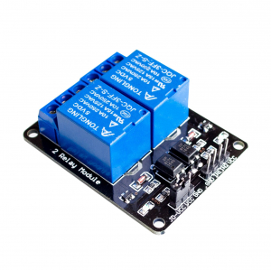 Arduino - Modul 2 relee 5V comanda prin optocuplor (high level trigger)