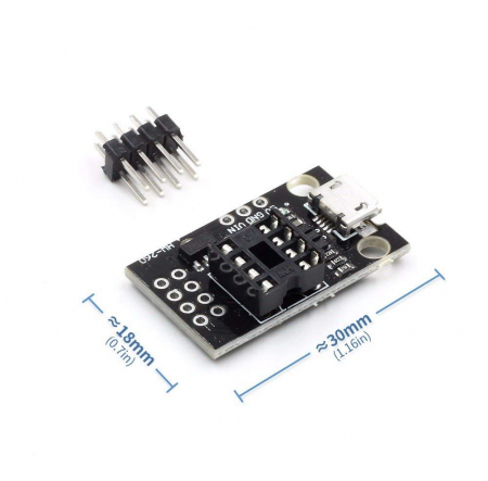 Modul adaptor Attiny IC8 la micro USB fara microcontroler OKY2024-2 [3]