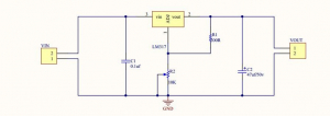 Modul convertor DC-DC coborator de tensiune (step down), liniar, IN:4.2-40V, OUT:1.2-37V (max1.5A), LM317 [1]