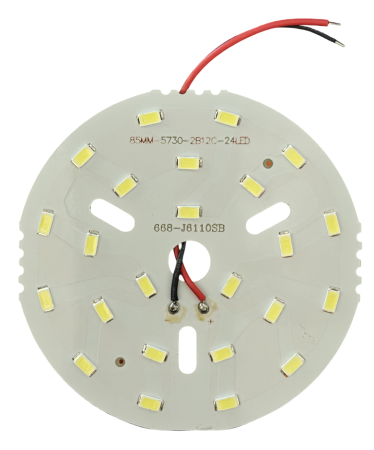 Module Led - Modul LED circular 12W pentru plafoniera si aplica, 24 LED SMD 5730, alb rece 6000K, 36-40V DC, 300mA, 85 mm
