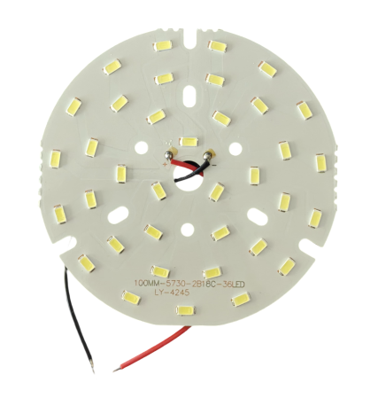 Iluminat - Modul LED circular 18W pentru plafoniera si aplica, 36 LED SMD 5730, alb rece 6000K, 54-60V DC, 300mA, 100 mm