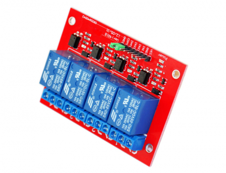Modul cu 4 relee cu optocuplor 5V OKY3013-1 [1]