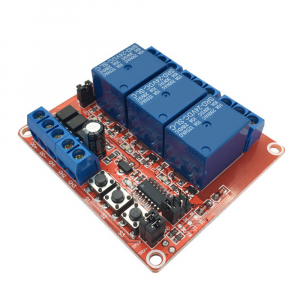 Module cu releu - Modul cu releu 3 canale 2 in 1 cu retinere interlock pe fiecare canal 12V OKY3036