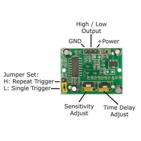 Modul cu senzor PIR HC-SR501 senzor de miscare OKY3270 [2]