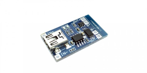 Surse miniatura pentru prototipuri - Modul de incarcare acumulator miniUSB , fara circuit de protectie